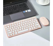 2.4G juego combinado portátil de mini teclado y ratón para computadoras portátiles Mac escritorio TV inteligente PS4