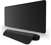 Alfombrilla de ratón negra XXL para juegos, alfombrilla de ratón grande para juegos, alfombrilla de ratón para PC de sobremesa
