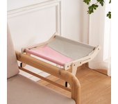 Percha De Ventana Para Gatos, Cama Colgante De Montaje De Madera Para Mascotas, Asiento Acogedor Y Soleado