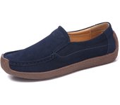 Women Slip On Loafers Walking Flat Shoes Comfortable Slip on Boat Footwear