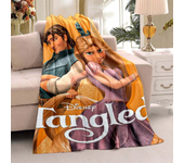 Cartoon Cute Rapunzel Cartoon Pattern Blanket Living Room Bedroom Sofa Sofa Soft and Comfortable Blanket