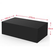 outdoor furniture cover waterproof 210D garden furniture dust cover for table sofa protective covers black