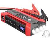 600A Peak Car Battery Jump Starter, (Para motores de gasolina hasta 4.0L), 12V portátil 89800mAh Powerbank Auto Battery Booster