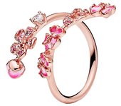 Caliente 100% libélula Margarita hoja Rosa moda circón ajuste Pandora anillo femenino encanto joyería regalo