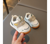 2024 Autumn New Children Shoes for Girls Boys Fashion Korean Style Comfortable Soft Anti-slippery Casual Learning Walking Shoes