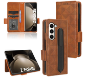 Adecuado Para Samsung Galaxy Z Fold 3 Fold 4 Fold 5 Fold 5 SM - F9460 Billetera Multifuncional Clip Card Slot Mobile Shell