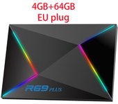 R69 PLUS televisión box Android14 Doble banda 6G WiFi Bluetooth decodificador de tv por internet