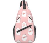 Crossbody Backpack For Men Women Sling Bag, Art Paris Street Eiffel Tower Chest Bag Shoulder Bag Lightweight One Strap Backpack Multipurpose Travel Hiking Daypack