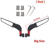 Rearview Mirror SXR125 For Aprilia Max 250 300 125 SR GT 200 SR APR300 Wind Wing Swivel Side Mirrors Retroviseur Espelhos Moto