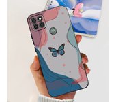 For Motorola Moto G9 Power Case Moto G9 Play Silicone Soft Cover Fashion Flower Painted Matte Case For MotoG9 Power TPU Fundas