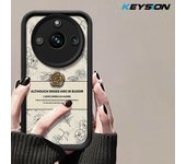 KEYSION Retro Flower Case for Realme 12 Pro+ 5G Soft Silicone Shockproof Phone Back Cover for Realme 11 Pro+ 11 11X 5G