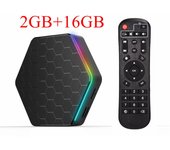 Set-top Box Android 12 TV BOX T95Z Plus con Luz RGB 6K Ultra HD 2.4G/5G Wifi6 4GB 64GB Allwinner H618 Quad Core BT5.0 HDR 10 producto normal para televisores y videos