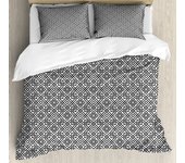 Celtic King/Queen Size Duvet Cover Set Astronomical Druidic Symbol of A Mythical Dragon Illustration Polyester Comforter Cover