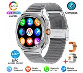 New Smartwatch 7 Ultra Men Full Touch Bluetooth Call Watch NFC Compass Sports Waterproof AMOLED Screen Women For Android ios ﻿