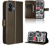 Diamond Leather For Nothing CMF Phone 1 2 2A 3a Pro Case Flip Book Stand Credit Card Wallet Cover