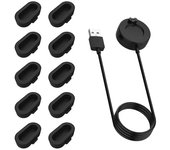 Charging Forerunner 935 945 630 245 Charger Dock Cable for Garmin Fenix 7 7S 7X 6 6s 6x Pro 5 5S 5X Plug Cover