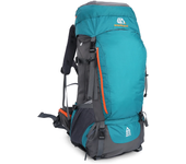 Mochila de viaje multifuncional para hombres y mujeres, mochila de 65 litros, impermeable, para camping, senderismo y viajes.
