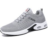 Nueva tendencia zapatos de hombre transpirable con cordones zapatillas de running ligeras y casuales
