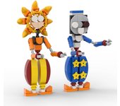 Freddy Security Breach Action Figure Building Kit, Five Nights Springtrap/Chica/Freddy Horror Game Model Toys