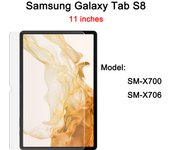 （2 Packs) 9HD Tempered Glass For Samsung Galaxy Tab S8 Plus 11 12.4 2022 SM-X700 SM-X706 SM-X800 SM-X806 Screen Protector Film