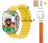 2025 New HK9 Ultra 2 Smartwatch Bluetooth Call Voice Assistant Information Reminder Screen Pointer Compass AMOLED Compatible with Android IOS Smartwatch