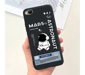 Flower Cover For Xiaomi Redmi 4A 4x Beautiful Moon Night Black Cat Phone Case For Redmi 4x Redmi4a Protection Coque Funda Capas