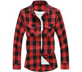 Casual Plaid Shirts Men New Autumn Men's Casual Long Sleeve Classic Checkered Shirts Fashion Chemise Homme Men Dress Shirts 7XL