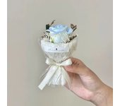 Rose Sunflower Mini Bouquet Simulation Eternal Flower DIY Handheld Mini Pocket Flower Bundle Atmosphere