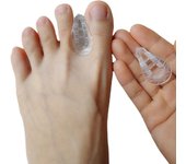2Pairs Gel Feet Care Toe Separator Hallux Valgus Bunion Corrector Hammer Toe Straightener Foot Pain Relief Orthopedic Pedicure