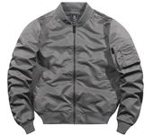 Men's bomber jacket loose large size mature men's style outerwear outdoor windproof sportswear