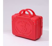 Maleta de mano Estuche cosmético de 14 pulgadas Recuerdo de vacaciones Pequeña mini caja de contraseña de viaje Bolsa de almacenamiento