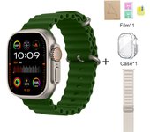 2025 New HK9 Ultra 2 MAX Smartwatch Bluetooth Call Heart Rate Detection Sports Mode Flashlight 1GB Memory AMOLED Compatible with Android IOS Smartwatch