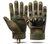 Guantes tácticos militares de dedo completo para hombres, pantalla táctil, Paintball, Airsoft, nudillos duros, escalada al aire