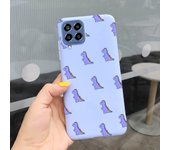 For Samsung Glaxy M33 5G Case SM-M336B Matte Soft Silicone Back Cover On Funda Samsung M33 M 33 Dinosaur Cute Cat Bumper Etui