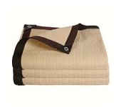 Red de sombrilla Beige, fácil de instalar, Red de sombrilla negra para balcones, patios y piscinas, toldos resistentes a los