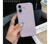 Magnetic Silicone Phone Case for iPhone 16 15 14 Plus 16 15 14 13 12 11 Pro Max Soft TPU Wireless Charging Cover for iPhone 13 mini 12 mini
