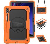 Funda a prueba de golpes para Samsung Galaxy Tab S9, S8, S7 Plus, FE 12,4, 11 pulgadas, A8 10,5, X200, S6 Lite 10,4, A7 tableta