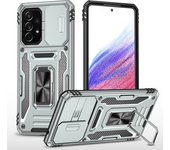 Lujo Funda de lente de Cámara de tapa deslizante Carcasa Galaxy A72, A52, A32, A42, A22, A12, Cáscara protectora