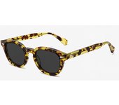 Gafas de sol ovaladas de uñas de arroz de moda, gafas de sol de placa hechas a mano con protector solar retro para mujer