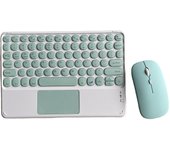For iPad Mini 6 Air and Mouse Combo Wireless Bluetooth Russian Spanish Keyboard Teclado for Android IOS Windows Tablet
