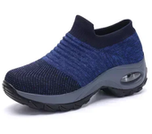 Zapatillas de deporte para mujer, zapatillas ortopédicas versátiles para mujer, zapatos de plataforma, zapatos informales para mujer, tenis antideslizantes resistentes al desgaste para mujer