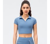 Golf Polo Shirts Custom Logo Sublimation Golf Shirts Tennis Cricket Shirt Jersey Women Crop Top