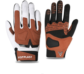 Guantes de dedo largo para motocicleta de cuatro colores anticolisión con bloques de color macaron con pantalla táctil en stock para hombres y mujeres, adecuados para f