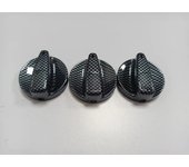 3pcs Chrome Air Switch Button Cover For Seat Ibiza Cordoba Tolodo Vw Polo Iv Golf Iii Mk3 Jetta Passat 96 T4 Skoda Fellicia - Door Lock Protective Cover