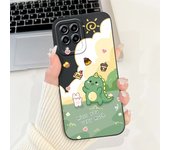 For Samsung Galaxy M53 5G Case SM-M536B Cover Fashion Tulip Flower Square Lens Protective Case For Samsung M33 5G SM-M336B Funda