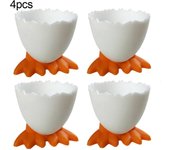 1/2/4Pcs Cute Creative Egg Cup Holder  Egg Holder Opener Separator Boiled Eggs Container Kitchen Supplies