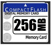 256MB Compact Flash Memory Card for Camera, Advertising Machine, Industrial Computer Card