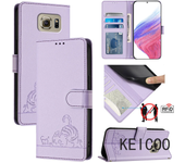 For Samsung Galaxy S6 S7 S8 S9 Edge Plus Ranura Para La Tarjeta De Solapa De La Carcasa Del Clip De Billetera Anti - Caída