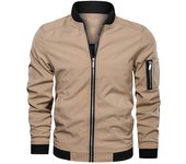 Men's Bomber Lightwear Jackets Spring Autumn Mens Slim Fit Sportswear Jacket Fashion Hip Hop Zipper Jacket with Pockets Clothing