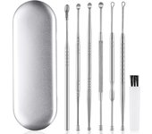 Ear Cleaning Kit,Safe Ear Wax Removal Tool,Earwax Removal Kit,Painless Ear Pick,with Storage Box and Cleaning Brush